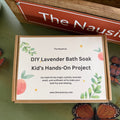 Kid's DIY Lavender Bath Soak Kit - Natural Aromatherapy Project