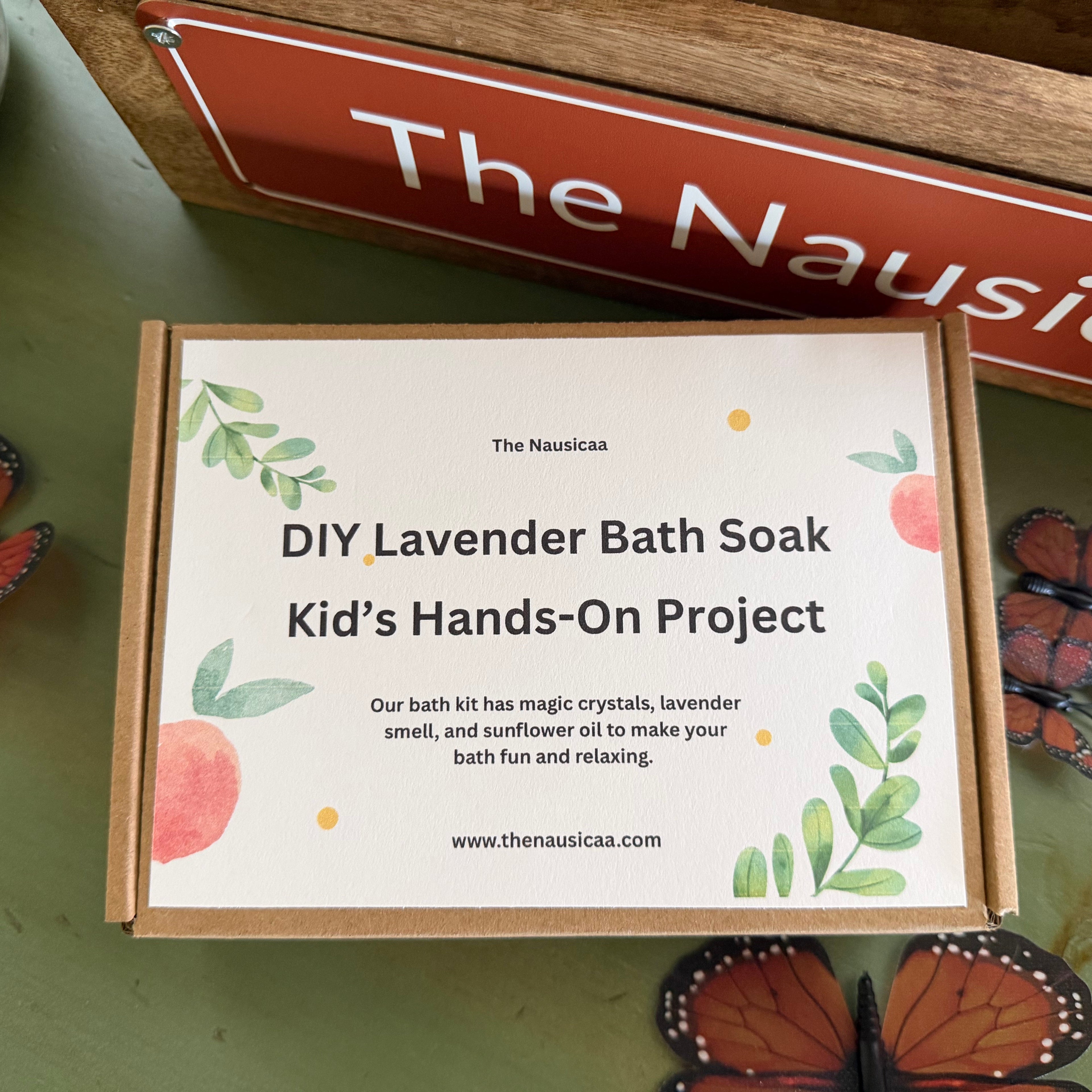 Kid's DIY Lavender Bath Soak Kit - Natural Aromatherapy Project