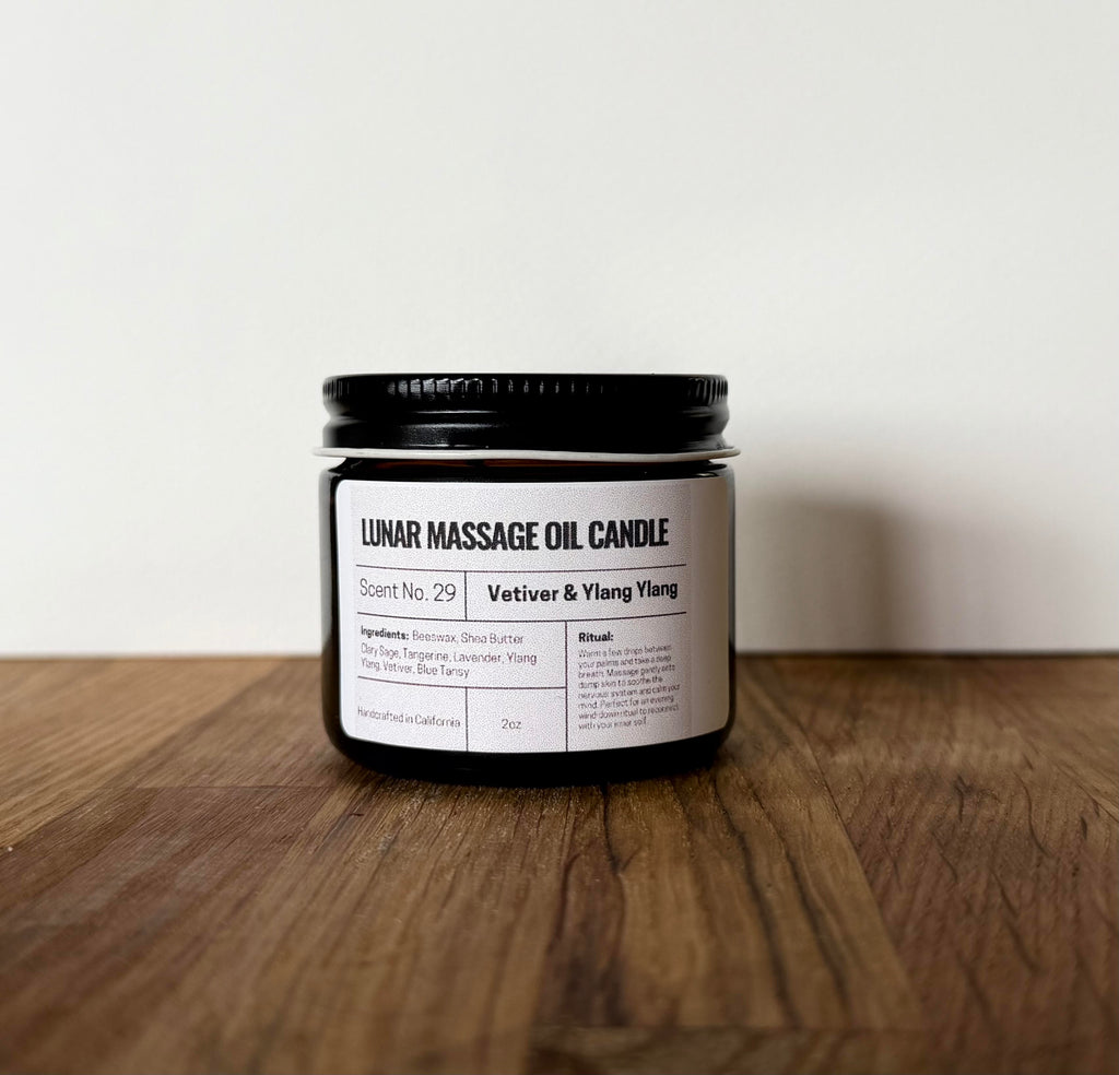 Lunar Massage Oil Candle - 晚月心靜 * 香氛按摩蠟蠋