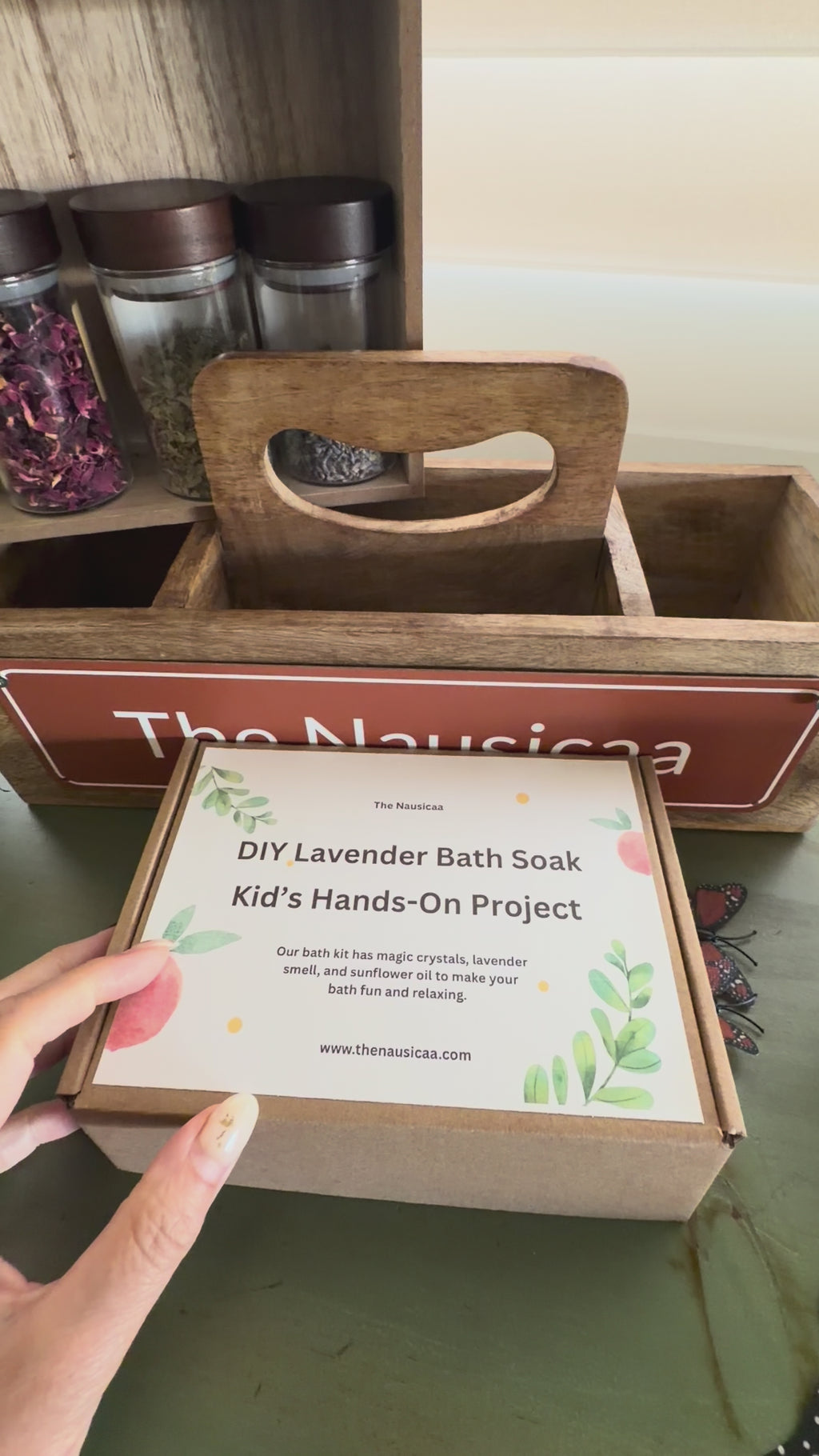 Kid's DIY Lavender Bath Soak Kit - Natural Aromatherapy Project