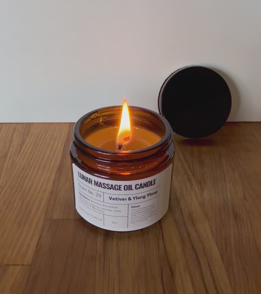 Lunar Massage Oil Candle - 晚月心靜 * 香氛按摩蠟蠋
